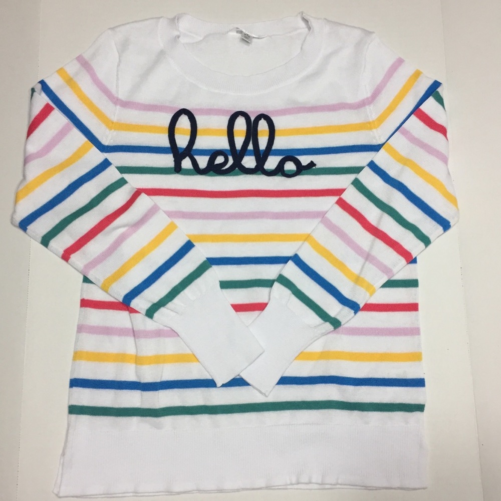 Time & Tru Hello Sweater Size M